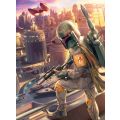 Star Wars: Fine Art Collection - Boba Fett - 1000 Piece Puzzle (New) - Buffalo Games & Puzzles 1000G