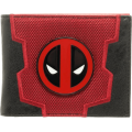 Deadpool Bifold Wallet with 3D Metal Badge Logo (New) - Bioworld / Difuzed 150G
