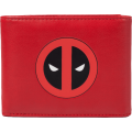 Deadpool with Badge Logo Trifold Wallet (New) - Bioworld / Difuzed 150G