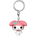 Funko Pocket Pop! Sanrio: My Melody - My Melody with Flower Vinyl Figure Keychain (New) - Funko 200G