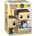 Funko Pop! Basketball 157: Golden State Warriors - Stephen Curry with Trophy Vinyl Figure (New) -