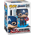 Funko Pop! Marvel 573: Avengers: Endgame - Captain America with Mjolnir and Broken Shield Vinyl