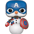 Funko Pop! Marvel 532: Captain America - Holiday Cap Snowman Vinyl Bobble-Head (New) - Funko 440G
