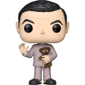 Funko Pop! TV 786: Mr. Bean - Mr. Bean in Pajamas with Teddy Vinyl Figure (Limited Chase
