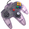 Nintendo 64 Controller - Atomic/Clear Purple (N64)(Pwned) - Nintendo 400G