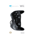 Nintendo Wii Classic Controller Pro - Black (Wii)(Pwned) - Nintendo 250G