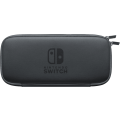 Nintendo Switch Carrying Case & Screen Protector - Grey (NS / Switch)(New) - Nintendo 230G