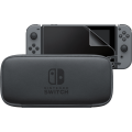 Nintendo Switch Carrying Case & Screen Protector - Grey (NS / Switch)(New) - Nintendo 230G