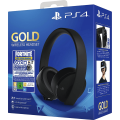 PlayStation 4 Gold Wireless Headset - Black - Fortnite Neo Versa Bundle (PS4 / PS3 / PS Vita)(New)