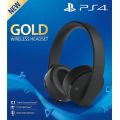 PlayStation 4 Gold Wireless Headset - Black (PS4 / PS3 / PS Vita)(New) - Sony (SIE / SCE) 2000G