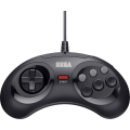 Retro-Bit SEGA Mega Drive 6 Button Arcade Pad - Black (SMD)(New) - Retro-Bit 600G
