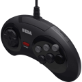 Retro-Bit SEGA Mega Drive 6 Button Arcade Pad - Black (SMD)(New) - Retro-Bit 600G