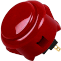 Sanwa OBSF-30 Push Button - Dark Red (Arcade)(New) - Sanwa Denshi 50G