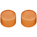 Controller Thumb Grips - Silicone Enhanced Precision - Orange (PS1 / PS2 / PS3 / PS4 / Xbox 360 /
