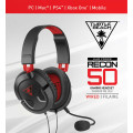 Turtle Beach Ear Force Recon 50 Stereo Gaming Headset - Red (PC / PS4 / PS5 / Switch / Xbox One /