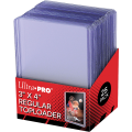 Ultra Pro 3 x 4 inch Regular Toploader Card Protectors - 25 Pack (New) - Ultra Pro 150G