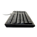 Port Connect Office Budget Wired Keyboard-Black