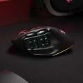 REDRAGON Aatrox Wireless 6200DP RGB MMO Gaming Mouse - Black