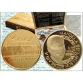 2012 Very rare Mandela Lilliesleaf half ounce .999 Proof gold coin, special box, cd, COA 525