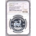 *#*2023 Silver Proof 1oz PF69 Krugerrand Cape Town Coin Fair/Table Mountain MM with Box and cert *#*