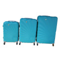 3 Piece Spiral Travel Luggage Bag Set- Apple Green