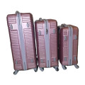 Acesa - Premium 3 Piece Avi Hard Outer Shell Rose Gold Luggage Suitcase Set