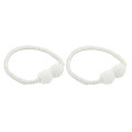 Matoc Magnetic Curtain Rope Tieback with Pearl End - Cream