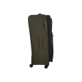 SMTE-Trolley 1 Piece Travel Luggage Spinner -Khaki Fabric