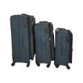 SMTE-Trolley 3 Piece Travel Luggage Spinner -Baby Blue