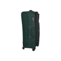 SMTE-Trolley 1 Piece Travel Luggage Spinner -Green Fabric
