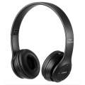 P47 Wireless Bluetooth Headphones Black