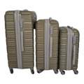 3 Piece ABS Trolley Luggage Bag Set -V1-F18-Gold