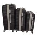 3 Piece ABS Trolley Luggage Bag Set -V1-F18-Black