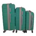 3 Piece ABS Trolley Luggage Bag Set -V1-F18-Green