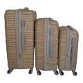 3 Piece ABS Trolley Luggage Bag Set -V1-F18-cream