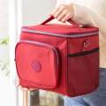 SMTE-Square Large Capacity Thermal Lunch Bag-F24-Red