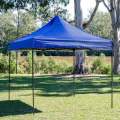 SMTE-3mx3m Waterproof Tent Shade Pop Up Garden Tent Gazebo Canopy Outdoor - Blue
