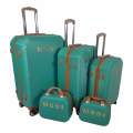 SMTE-Quality Luggage Suitcase Hardshell Mooistar 5 Piece -Green