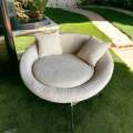 SMTE - Quality Round Lovers Couch-Beige
