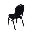 MS Conference Chair with Metal Frame - Black