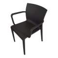 Smte- Plastic outdoor and indoor Armchair-Black
