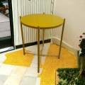 SMTE- Round Occasional Coffee Table-yellow