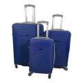 Smte - 3 Piece Hard Outer Shell Luggage- Blue