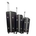 Smte - 3 Piece Hard Outer Shell Luggage-  Black