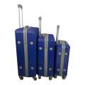 Smte - 3 Piece Hard Outer Shell Luggage- Blue