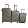 Smte - 3 Piece Hard Outer Shell Luggage Set Premium ZT-Gold