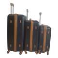 Smte - 3 Piece Hard Outer Shell Luggage Set Premium ZT-Black
