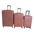 Smte - 3 Piece Hard Outer Shell Luggage Set Premium ZT-Pink