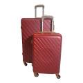Smte - 2 Piece Hard Outer Shell Luggage Set Premium ZT-Red