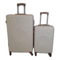 Smte - 2 Piece Hard Outer Shell Luggage Set Premium ZT-White